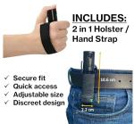 UK Legal 2in1 Self-Defence Spray + Criminal Identifier 2 UNITS. UK Police used brand TiW TW1000. Legal Alternative to Taser, Mace, Pepper Spray. 20mL FARB-GEL with Holster, Pocket Clip, Safety Trigger