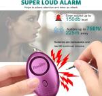 Personal Alarms For Women - 3 Pack Reusable Police Approved 150DB LOUD Security Alarms Keychain with LED Light, Small Personal Safety Alarm for Women Girls Kids and Elderly