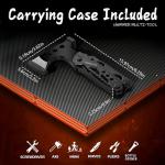 Camping Accessories Multi Tool Gifts for Men Dad 16in1 Multitool Survival Gear with Hammer Pliers Saw Screwdrivers Bottle Opener Whistle Mens Gifts Father's Day Gifts from Daughter Son