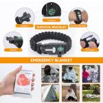 WOWOSS Outdoor Tool Kit,18-in-1 Outdoor Gear for Camping, Hiking & Outdoor Adventures, Camping Gear Accessories for Hiking Preparedness