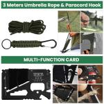 WOWOSS 36Pcs Outdoor Tool Kit– Outdoor Gear for Camping, Hiking & Outdoor Adventures, Camping Gear Accessories for Hiking Preparedness