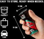 Self-Defence Professional Quality UK Legal Criminal ID Spray. Police Used Brand TIW TW1000. (1 x 40mL Unit) FARB-GEL-SPRAY for Women & Men. (Flip-Top Cap Model)
