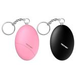 TECKNET Personal Alarms for Women, 2 Pack 140dB Loud Sound Security Alarms, Small Alarm Keychain & Keyring, Emergency Security Safe Protection Devices For Women Girls Kids Elderly