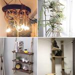 Tenn Well 12mm Jute Rope, 33 Feet Thick and Strong Natural Jute Twine for Gardening, Bundling, Cat Scratcher, Decorating (Brown)