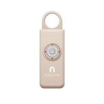 Noyzie Personal Alarm for Women with GPS Tracker - Locate Loved Ones with Apple ‘Find My’ App- USB Rechargeable Safety Alarm - 130db Siren, Bluetooth Key Finder & Low Battery Indicator (Ivory Nude)