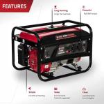 Excel Power 3kW Open Frame Petrol Generator Recreational Camping And Medium Duty Professional Work 2 Year Warranty