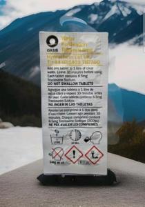 Water Purification Units - 100 Tablets, 1 tablet treats 1 liter of water, 8.5mg, Product shelf life 5 years