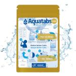 Aquatabs Water Purification Tablets World's #1 Water Purification Treatment Tablets 8.5 MG x 100, 1 Tablet Purifies 1-2 litre