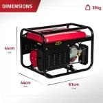 Excel Power 3kW Open Frame Petrol Generator Recreational Camping And Medium Duty Professional Work 2 Year Warranty