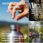 Aquatabs Water Purification Tablets World's #1 Water Purification Treatment Tablets 8.5 MG x 100, 1 Tablet Purifies 1-2 litre