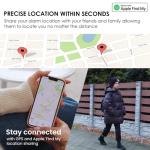 Noyzie Personal Alarm for Women with GPS Tracker - Locate Loved Ones with Apple ‘Find My’ App- USB Rechargeable Safety Alarm - 130db Siren, Bluetooth Key Finder & Low Battery Indicator (Ivory Nude)