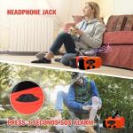 5000mAh Wind Up Solar Radio, Emergency Crank Weather Radio, Solar Radio with Torch, NOAA/FM/AM Solar Radios, Portable Survival Radio with SOS, USB Mobile Phone Charger for Camping Outdoor(Orange)