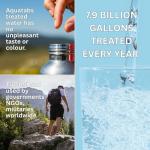 Aquatabs Water Purification Tablets World's #1 Water Purification Treatment Tablets 8.5 MG x 100, 1 Tablet Purifies 1-2 litre