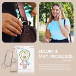 Noyzie Personal Alarm for Women with GPS Tracker - Locate Loved Ones with Apple ‘Find My’ App- USB Rechargeable Safety Alarm - 130db Siren, Bluetooth Key Finder & Low Battery Indicator (Ivory Nude)