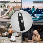 Thopeb Personal Alarm for Women– Extra Loud Siren and LED Strobe Light Original Self Defense Siren and Key Chain, Helps Elders & Womens & Kids Emergency Call (Charcoal Black)