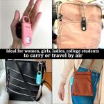 130dB Personal Safety Alarm Strobe Light. Loud Sound SOS Keychain Siren with Carabiner for Women, Girls, School College Students, Night Runners. Emergency Self Defense Alerts. Aqua