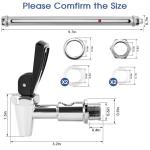 10 inch Stainless Steel Sight Glass Spigot Compatible with Be-rkey Gravity Water Filtration System Sight Glass Clear View Spigot for The Travel, Big, Royal and Other Brand by Fetechmate