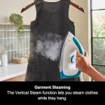 Morphy Richards PowerSteam Elite Steam Generator Iron, Ceramic Non Stick Soleplate, Auto Clean, 170g Output, 4.5 Bar, Detachable 1.35L Water Tank, 1.8m Cord, 2400W, White and Green, 332014