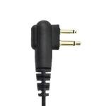 PROMAXPOWER 2 Pin Radio Earpiece Compatible with Motorola CP040 DP1400 GP300 GP88 GP68 CT150 Two way Radio, Walkie Talkie Earpiece, D-Shape Security Earpiece with PTT Mic for Bodyguard