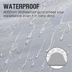 Portal 2-4 Man Tent with Porch, Camping Tent for 3 to 4 Persons with Sewn-in Groundsheet, 4000mm Waterproof, Dome Tent for Festival Outdoor Garden Picnic Hiking