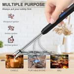 Electric Candle Lighter Long Reach Rechargeable USB C Lighters Electronic Arc Plasma Lighter with Long Flexible Neck for Scented Candles, BBQ, Camping, Grill - Gifts for Women Her Mom