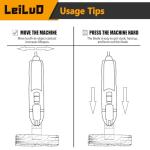 LEILUO 32 Pcs Titanium Multi Tool Blades Kits for Wood Nails Drywall Cutting Oscillating Tool Accessories with Storage Bag Compatible with DeWalt Makita Dremel and More