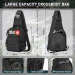 Survival Kit, 262Pcs Survival Gear and Supplies with First Aid Kit Pouch and Crossbody Bag, Emergency Kit with Tent, Camping Axe Hammer, Survival Shovel w/Pick, Bug Out Bag Gifts for Men Women