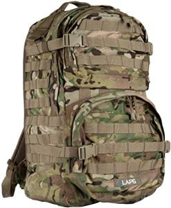LAPG 72-Hour Tactical Survival Backpack, Durable MOLLE Bug Out Bag for Hiking, Hunting & Adventures, Multicam