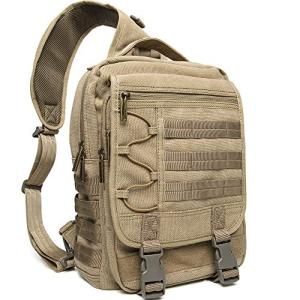 NICGID Tactical Military Backpack Large Daypack Molle Army Assault Pack Bug Out Bag Water Resistant Travel Fishing Hiking Trekking Rucksack