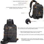 NICGID Tactical Military Backpack Large Daypack Molle Army Assault Pack Bug Out Bag Water Resistant Travel Fishing Hiking Trekking Rucksack