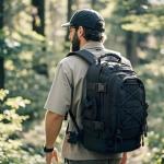 Miramrax Tactical Backpack Military Hiking Daypack - Molle Backpack for Men 3 Day Assault Pack Bug Out Bag for Camping Travel Army Hunting Gym Rucksack Survival (Black)