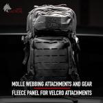 WOLF TACTICAL Molle Backpack Small Tactical Backpack Small Concealed Carry Backpack CCW Backpack Bug Out Bag 24L EDC Daypack
