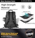 Miramrax Tactical Backpack Military Hiking Daypack - Molle Backpack for Men 3 Day Assault Pack Bug Out Bag for Camping Travel Army Hunting Gym Rucksack Survival (Black)