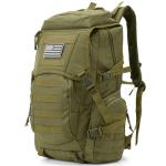 AUMENTAR 35L Military Tactical Backpack for Men, Water Resistant Assault Pack for Women, Army Green Molle Daypack 3 Day Bug Out Bag Rucksack for Trekking,Camping,Survival,EDC