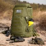 AUMENTAR 35L Military Tactical Backpack for Men, Water Resistant Assault Pack for Women, Army Green Molle Daypack 3 Day Bug Out Bag Rucksack for Trekking,Camping,Survival,EDC