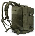 QT&QY 45L Military Tactical Backpacks Molle Army Assault Pack 3 Day Bug Out Bag Hiking Treeking Rucksack