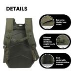 Fortune Edge 35L Tactical Backpack for Men, MOLLE Military Bug Out Bag, Waterproof Rucksack for Hiking with Hydration Port Army Green