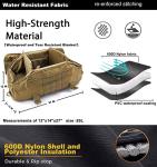 Miramrax Travel Duffle Bag Backpack for Men - Large Tactical Bags Weekender Gym Bag for Overnight Traveling Military Workout Deployment Sports (Coyote, 80L)