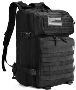 Saboos Military Tactical Backpack for Men 45L Molle Army 3 Days Assault Pack Bug Out Bag Water Resistant