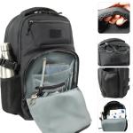 RooPoke 25L Military Travel Laptop Backpack 15.6-inch Backpack For Women Business Carry On Flight Approved Small Black Backpack Bug Out Bag Work Gym Weekend Bag Men's Assault Bags Back Pack