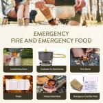 TacPreps 72-Hour Survival Kit | 45L Bug Out Bag | Survival Gear with First Aid, Water Filter, Food, Tools | Camping, Hiking, Outdoor Preparedness Equipment (2 Persons - Elite Kit)