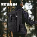 AZULDEZ Tactical Backpack for Men, 50L/60L/70L Expandable Military tactical Backpack, Waterproof MOLLE Hiking & Camping Rucksack with Water Bottle Bag, Assault Pack & Bug Out Bag for Outdoor