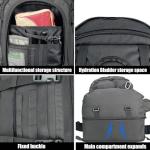 Miramrax Tactical Backpack Military Army Daypack - Assault Pack for Men Molle Backpacks Bug Out Bag 3 Day Pack for Hiking Camping Travel Hunting Rucksack Trekking Grey