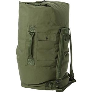Military Outdoor Clothing Previously Issued Government Olive Drab Cordura 2 Strap Duffle Bag