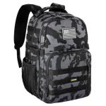 PLUSINNO Tactical Backpack, 40L Water Resistant Military Backpack, gym backpack for men, Laptop Backpack, Large MOLLE Tactical Bag, 3-Day Bug Out Bag For Work Camping, Hiking with Molle System