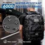 PLUSINNO Tactical Backpack, 40L Water Resistant Military Backpack, gym backpack for men, Laptop Backpack, Large MOLLE Tactical Bag, 3-Day Bug Out Bag For Work Camping, Hiking with Molle System