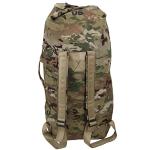 US Army GI Genuine Military Issue Duffle Bag, Cordura Nylon, 2 Carrying Straps, Backpack Sea Bag Bug out Bag, OCP Scorpion