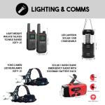 Foothills Survival 2 Person 5 Day Survival Backpack - Bug Out Bag Kit with Loaded Supplies - Go Bag Emergency Backpack with Tent, Food, Water & Gear - Wildfire, Flood & Earthquake Emergency Kit, ACU