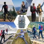 PORRASSO 45L Military Tactical Backpacks Trekking Rucksack Waterproof Outdoor Daypack 3 Day Bug Out Bag Durable Backpack for Survival Traveling Mountaining CP Color