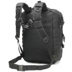 ONE WVW PIN Tactical Backpack for Men, 45L Military Gym Backpacks, Large 3-Day Assault Pack Bug Out Bag MOLLE Daypack for Rucking Fishing Camping(Black)